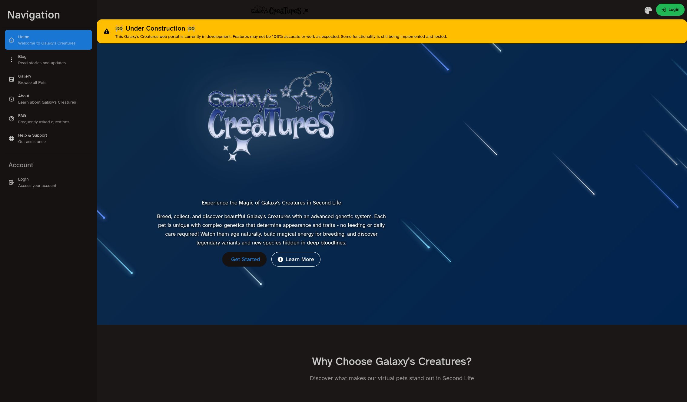 Galaxy's Creatures