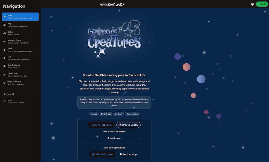 Galaxy's Creatures